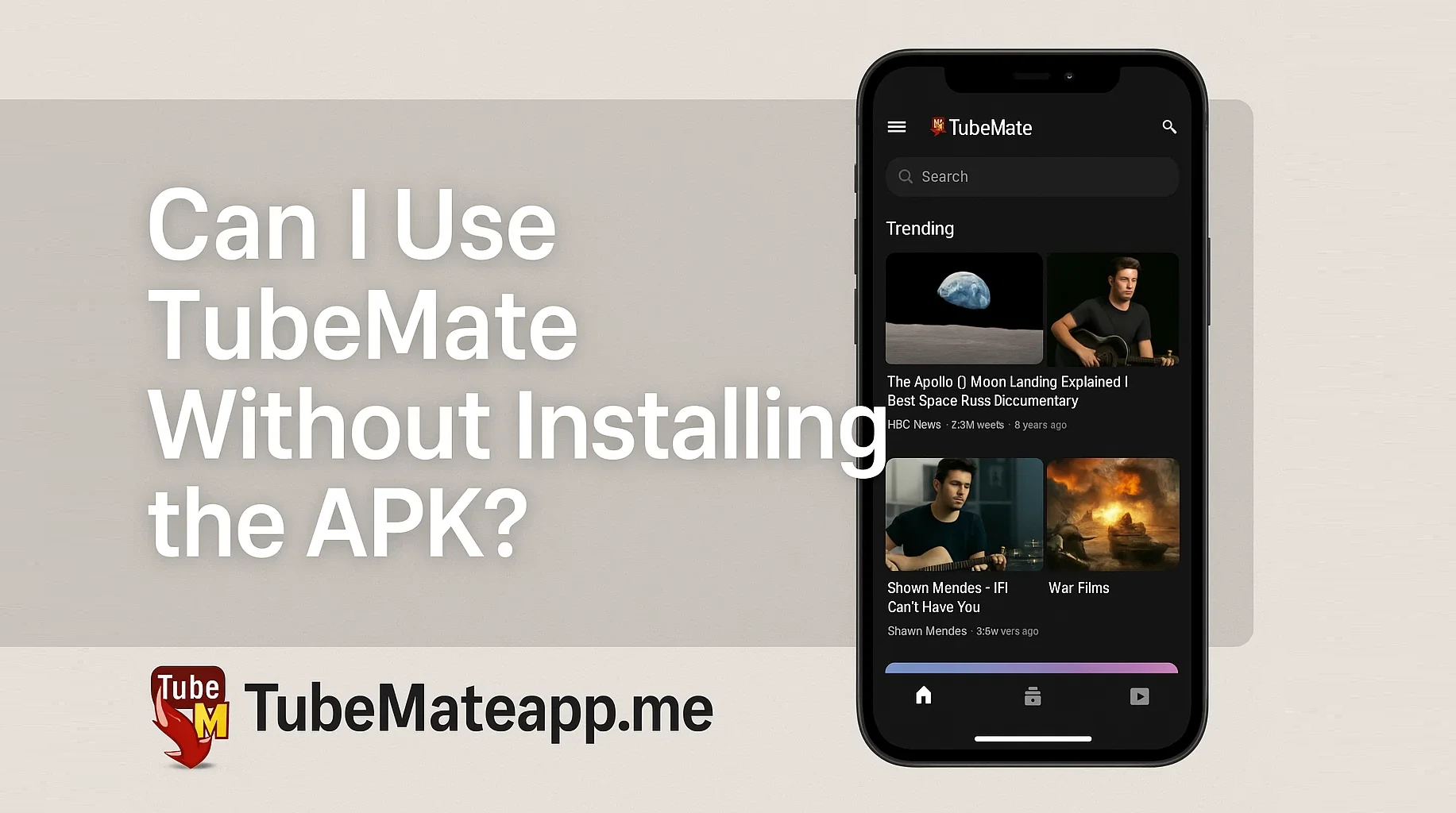 Can I Use TubeMate Without Installing the APK