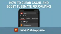 How to Clear Cache and Boost TubeMate Performance?